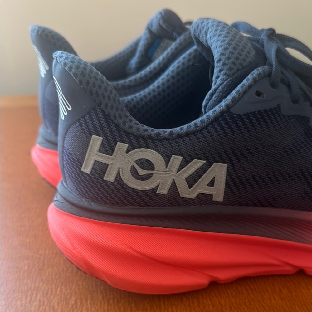 Hoka Clifton 9 Women's Sneakers in Blue & Pink size 9 - Picture 9 of 14